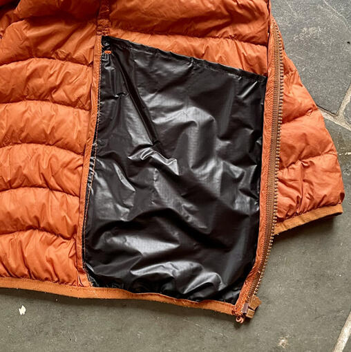 After - Rebuilt inside jacket pocket. After - Rebuilt inside jacket pocket.