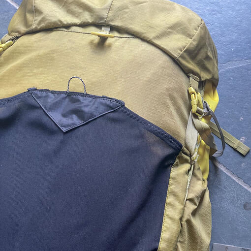 After - Replaced mesh panel on backpack. After - Replaced mesh panel on backpack.